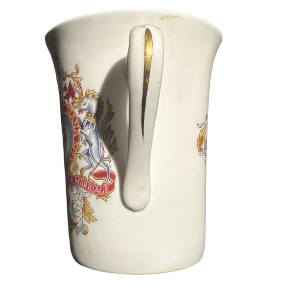 CHARLES & DIANA July 1981 Royal Wedding LOVING CUP Fine Bone China. Vintage. - Picture 3 of 3